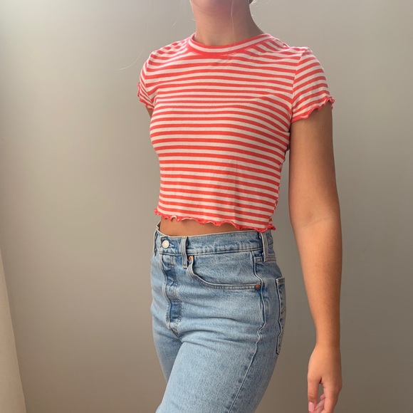 PacSun Stripped Tee - Picture 1 of 2